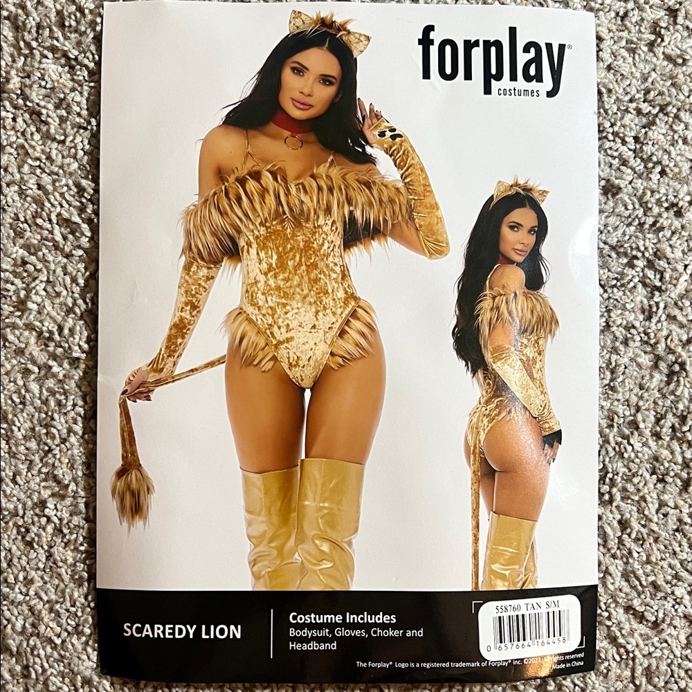 Costume scaredy lion